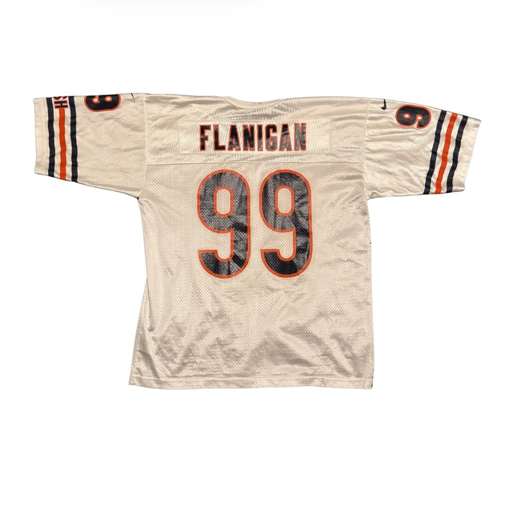 Nike Chicago Bears Jim Flanigan #99 White Jersey | Men’s XL